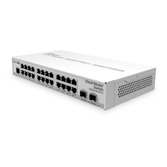 Изображение Switch|MIKROTIK|CRS326-24G-2S+IN|24x10Base-T / 100Base-TX / 1000Base-T|2xSFP+|CRS326-24G-2S+IN