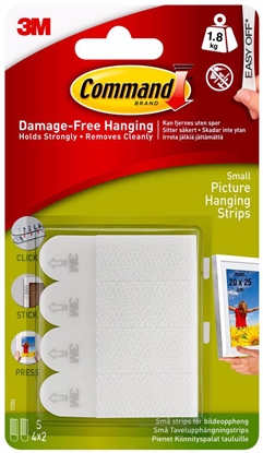 Attēls no 3M picture hanging strips Command S