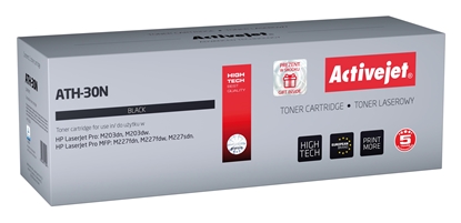 Изображение Activejet ATH-30N toner (replacement for HP 30A CF230A; Supreme; 1600 pages; black)