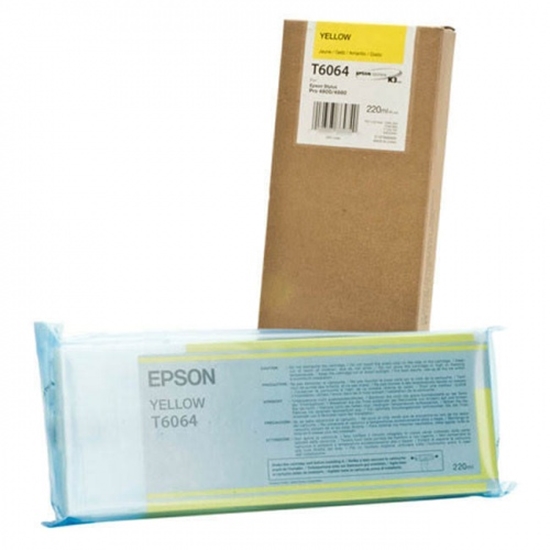 Изображение Epson ink cartridge yellow T 606  220 ml             T 6064