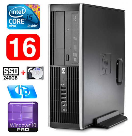 Picture of HP 8100 Elite SFF i5-650 16GB 240SSD+1TB DVD WIN10Pro