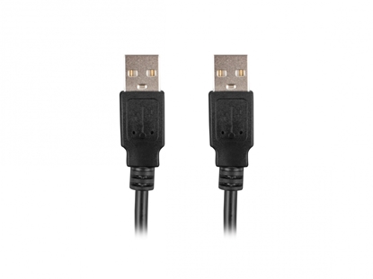 Attēls no Kabel USB-A M/M 2.0 1.8m Czarny 