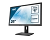 Изображение AOC 75 Series E2475PWJ computer monitor 61 cm (24") 1920 x 1080 pixels Full HD LCD Black