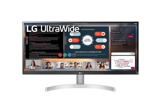 Picture of LG 29WN600-W computer monitor 73.7 cm (29") 2560 x 1080 pixels UltraWide Full HD LED Silver