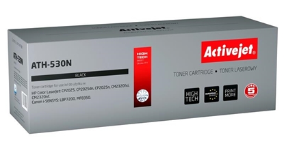 Attēls no Activejet ATH-530N toner (replacement for HP 304A CC530A, Canon CRG-718B; Supreme; 3800 pages; black)