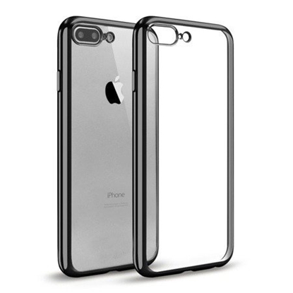 Изображение Mocco Electro Jelly Silicone Case for Apple iPhone 11 PRO Transparent - Black