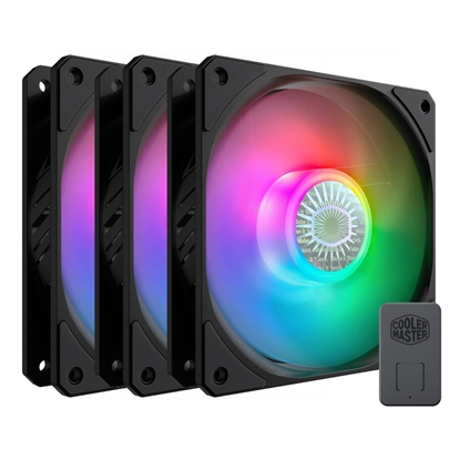 Attēls no Cooler Master SickleFlow 120 ARGB Computer case Fan 12 cm Black 3 pc(s)