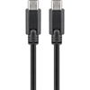 Picture of Goobay 67976 USB-C 3.1 generation 1 cable, black, 1m | Goobay | USB-C Charge Cable USB-C male | USB-C male