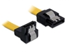 Picture of Delock cable SATA 10cm downstraight metal  yellow
