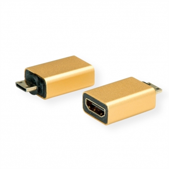 Picture of ROLINE HDMI Adapter, HDMI F - HDMI Mini M