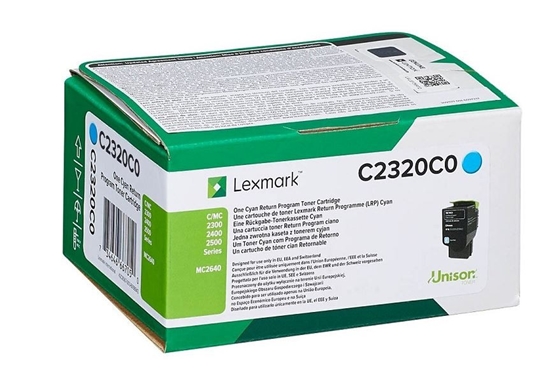 Picture of Lexmark C2320C0 toner cartridge 1 pc(s) Original Cyan