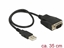 Изображение Delock Adapter USB 2.0 Type-A male > 1 x Serial RS-232 DB9 male with screws and nuts ESD protection