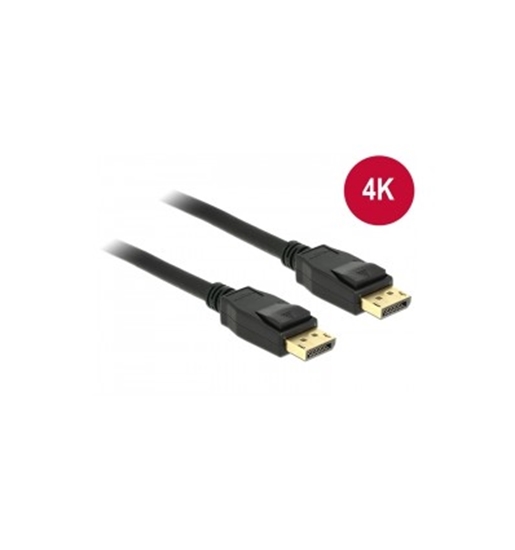 Picture of Delock Cable Displayport 1.2 male - Displayport male 4K 1 m