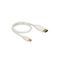 Picture of Delock Cable Mini Displayport 1.2 male - Displayport male 4K 0.5 m white