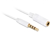 Изображение Delock Extension Cable Audio Stereo Jack 3.5 mm male  female IPhone 4 pin 0,5 m