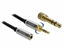 Attēls no Delock Stereo Jack Extension Cable 3.5 mm 3 pin male to female with 6.35 mm screw adapter 5 m