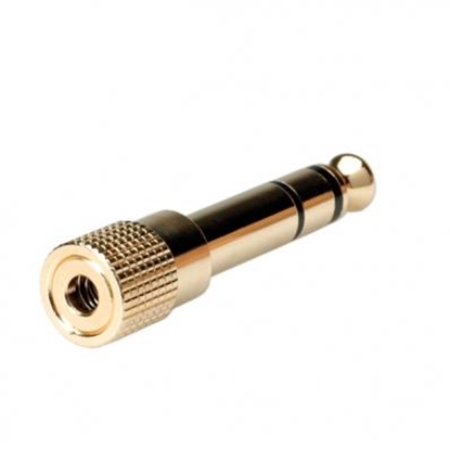 Picture of ROLINE GOLD Stereo Adapter 6.35 mm Male - 3.5 mm Female