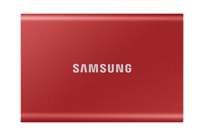 Изображение Ārējais SSD disks Samsung T7 1TB Red