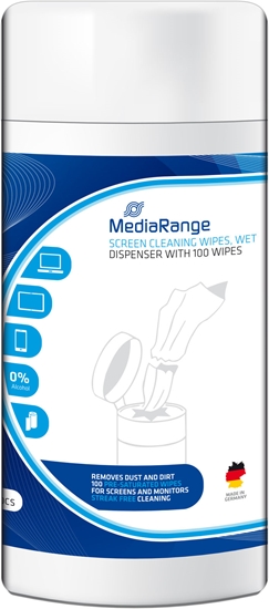Picture of MediaRange Screen Clene Wipes - 100 pieces