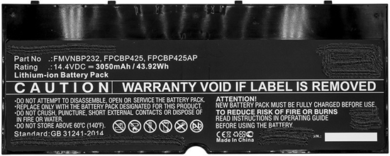 Изображение Bateria CoreParts Laptop Battery For Fujitsu