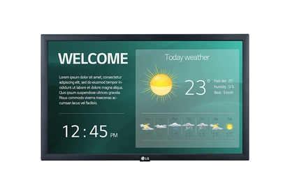 Изображение LG 22SM3G-B signage display Digital signage flat panel 54.6 cm (21.5") IPS Full HD Black Built-in processor