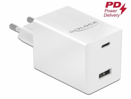 Picture of Delock USB Charger USB Type-C™ PD 3.0 and USB Type-A with 48 W