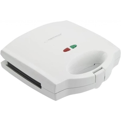 Attēls no Esperanza EKT006W SANDWICH MAKER PORTABELLA 750W 3 IN 1(WITH 3 DETACHABLE PLATES) WHITE