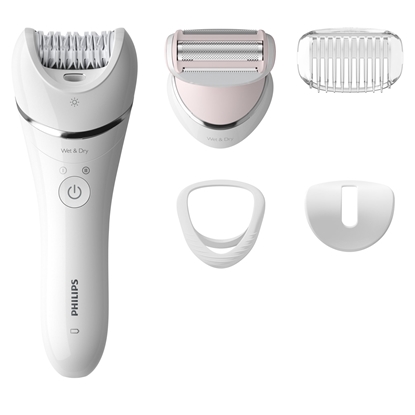 Attēls no Philips Satinelle Advanced Wet & Dry epilator BRE710/00 For legs and body, Cordless, 5 accessories