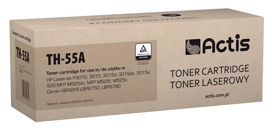 Изображение Actis TH-55A toner (replacement for HP 55A CE255A; Standard; 6000 pages; black)