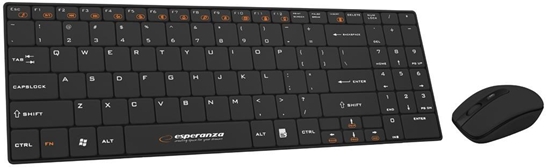 Изображение Esperanza EK122K keyboard RF Wireless QWERTY Black