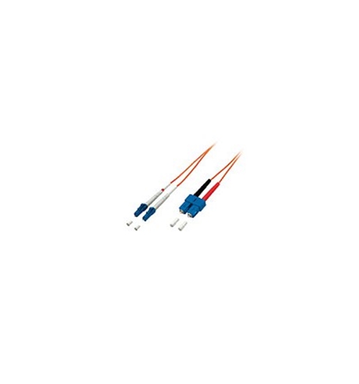 Picture of Equip LWL Patch Cord LC/SC 62,5/125µ 2,0m fibre optic cable 2 m