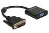 Picture of Delock Adapter DVI-D 24+1 male > VGA female black