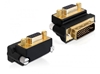 Picture of Delock Adapter VGA female  DVI 24+5 pin male 270 angled