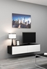 Изображение Cama TV stand VIGO 140 30/140/40 black/white gloss