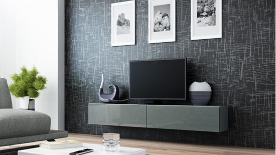 Picture of Cama TV Stand VIGO '180' 30/180/40 grey/grey gloss