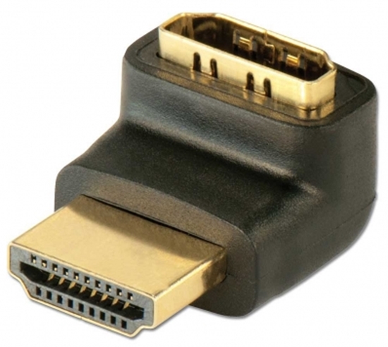 Picture of HDMI Female to HDMI Male 90 Degree Right Angle Adapter - Up