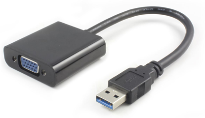Attēls no Adapter USB MicroConnect USB - VGA Czarny  (USB3.0VGA)