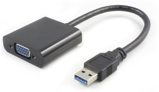 Picture of Adapter USB MicroConnect USB - VGA Czarny  (USB3.0VGA)