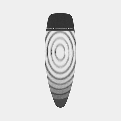 Picture of BRABANTIA gludināmā dēļa pārvalks, 135x45 cm, Titan Oval (D), 8 mm