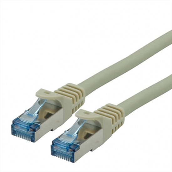 Picture of ROLINE S/FTP Patch Cord Cat.6A, Component Level, LSOH, grey, 3.0 m