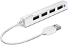 Picture of Speedlink USB hub Snappy Slim 4-port USB 2.0 Passive, white (SL-140000-WE)