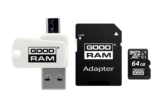 Изображение Goodram All in one M1A4-0640R12 memory card 64 GB MicroSDXC Class 10 UHS-I + The card reader