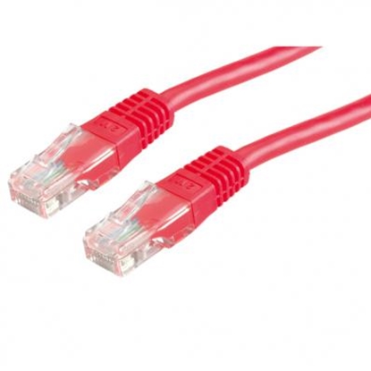 Picture of ROLINE UTP Patch Cord Cat.5e, red 0.5m