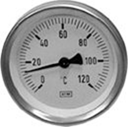 Attēls no Termometrs T100 0-120*C (1/2''ā L=42mm) WATTS