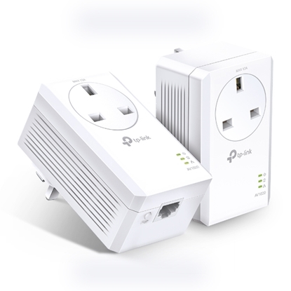 Attēls no TP-LINK AV1000 Gigabit Passthrough Powerline Starter Kit