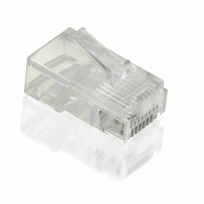 Attēls no VALUE Cat.5e Modular Plug, UTP, for Stranded Wire, 10 pcs.