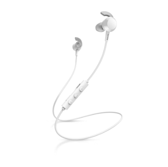 Picture of Philips TAE4205WT/00 headphones/headset Wireless In-ear Calls/Music Bluetooth White