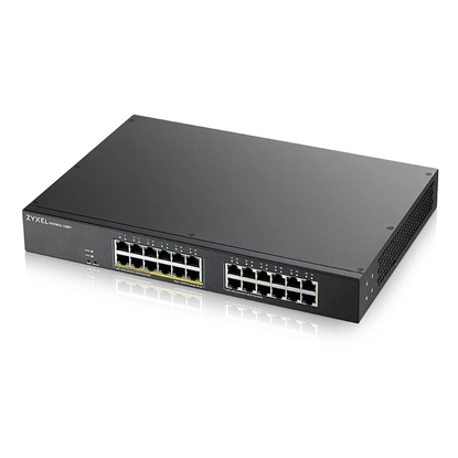 Изображение Zyxel GS1900-24EP Managed L2 Gigabit Ethernet (10/100/1000) Power over Ethernet (PoE) Black