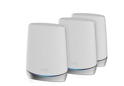 Picture of NETGEAR Orbi RBK753 AX4200 WiFi 6 Mesh System Tri-band (2.4 GHz / 5 GHz / 5 GHz) Wi-Fi 6 (802.11ax) White 7 Internal