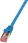 Picture of LogiLink Patchcord CAT6, S/FTP, PIMF, 0,25m, niebieski (CQ2016S)